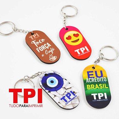 Chaveiro MDF | Pct c/ 6