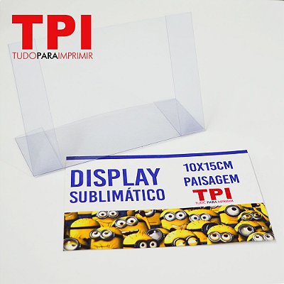 Display PVC com Papel Sublimático | Pct. c/10