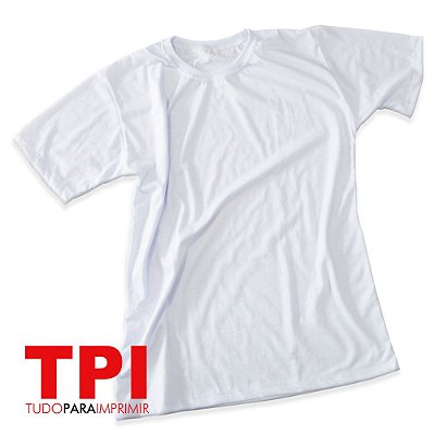 Camiseta ALTERNATIVA 100% poliéster branca