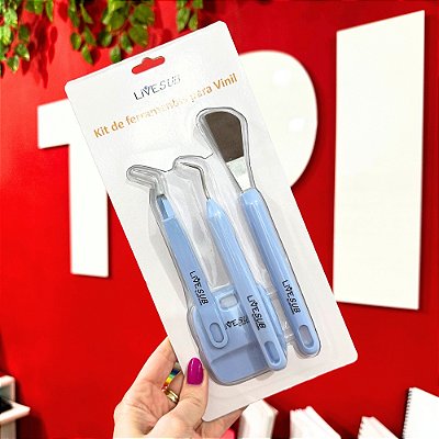 Kit de Ferramentas para Vinil - Live Craft