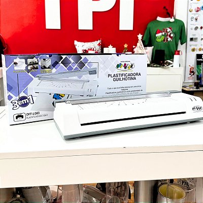 Plastificadora e Guilhotina A3 3 em 1 - Off Paper