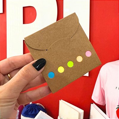 Mini Bloco Ecológico com Autoadesivos