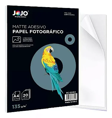 Adesivo Matte - Pct c/ 20 fls