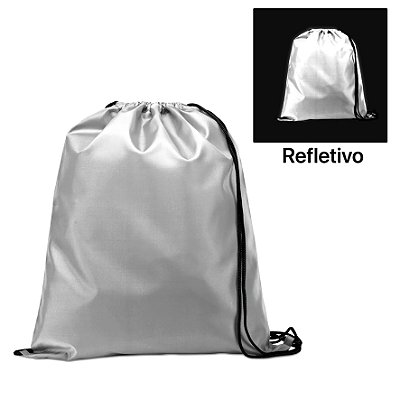 Mochila Prata Refletiva
