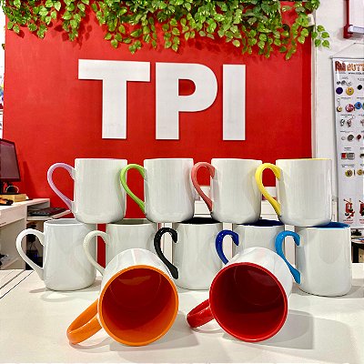 Caneca Imperial 325ml com Alça e Interior Colorido | LiveSub