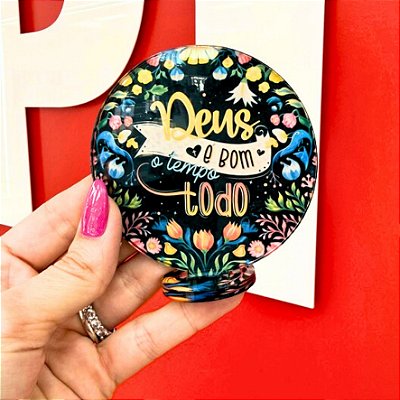 Totem Retroverso Redondo 8x8cm - Unit - Ref 1113