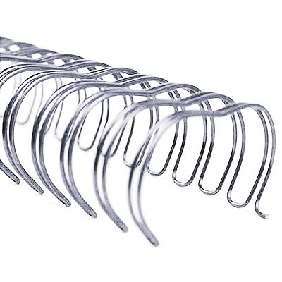 Wire-o Prata 1/2 - Caixa com 100