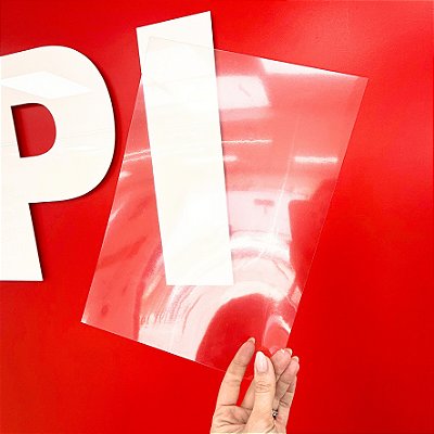 Folha de Acetato 30 – Transparente, Flexível e de Alta Resistência