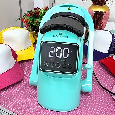 Prensa Térmica Automática para Bonés 3 em 1 Mecolour