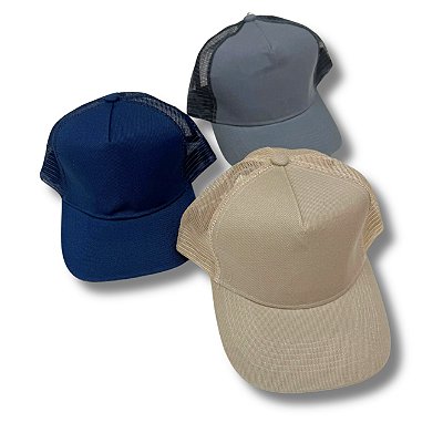 Boné de Sarja com Tela para Personalização