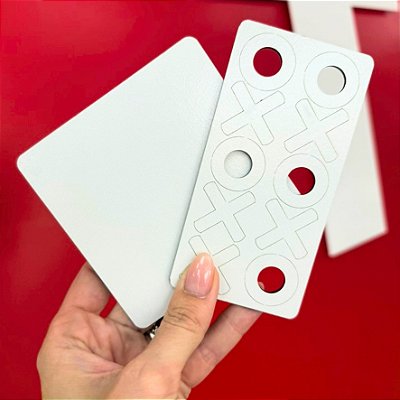 Jogo da Velha em MDF 3mm para Sublimação – 10x10cm