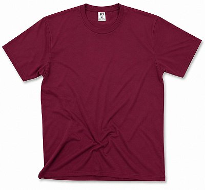 Camiseta Algodão Bordô Adulto