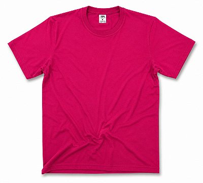 Camiseta Algodão Rosa Pink  Adulto