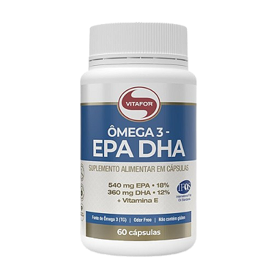 Ômega 3 EPA e DHA 60 caps
