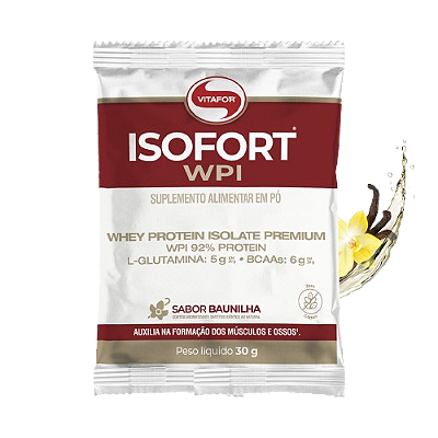 Isofort caixa com 15 saches 30g Baunilha
