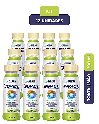Kit Impact Torta de Limão 200ml 12 unidades
