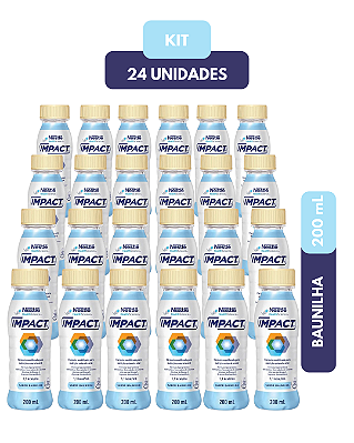 Kit Impact Baunilha 200ml 24 unidades