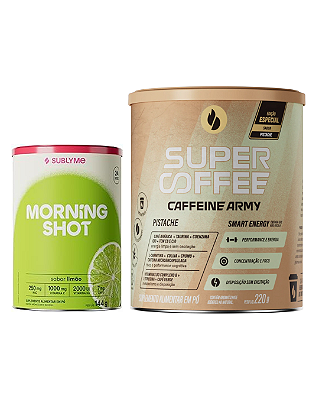 Combo Supercoffee Pistache + Morning Shot Limão