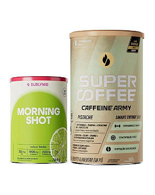 Combo Supercoffee Pistache + Morning Shot Limão