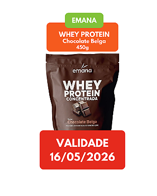 Whey Protein Concentrado Chocolate Belga 450g