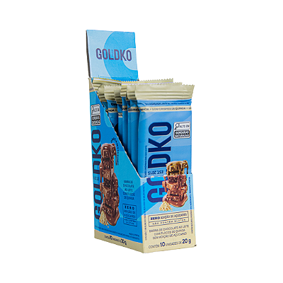 Barra ao Leite com Crispy de Quinoa 20g - caixa com 10un