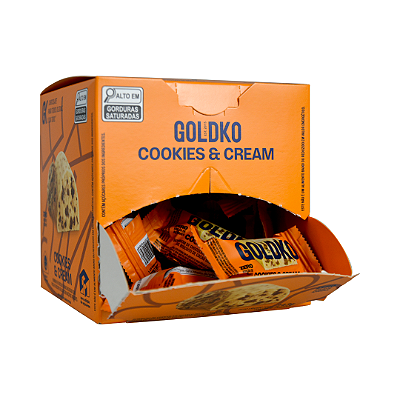 Bombom Cookies & Cream 13,5g - caixa com 18un