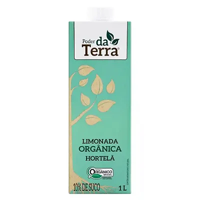 Limonada Poder da Terra Hortelã 1L