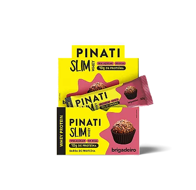 Barra de Proteína Slim Whey Brigadeiro 35g - Display com 16un