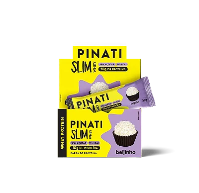 Barra de Proteína Slim Whey Beijinho 35g - Display com 16un