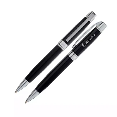 Caneta Crown Master Chrome Esferográfica Personalizada Com Logotipo