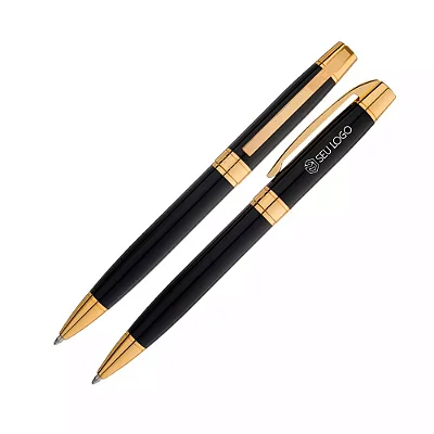 Caneta Crown Master Gold Esferográfica Personalizada Com Logotipo