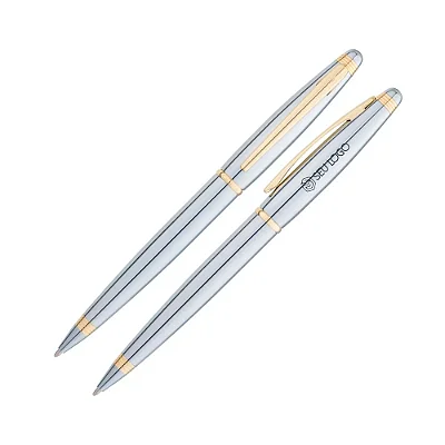 Caneta Crown Prestige Esferográfica Personalizada Com Logotipo