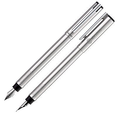 Caneta Crown Iron Tinteiro Personalizada com Logotipo