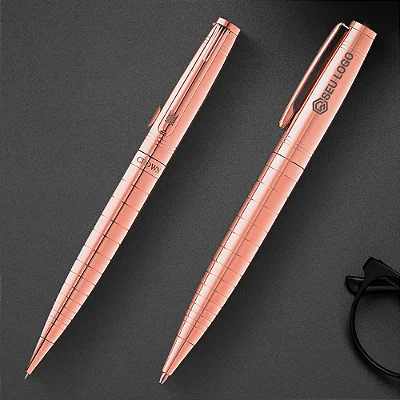 Caneta Crown Ágata Esferográfica Personalizada com Logotipo