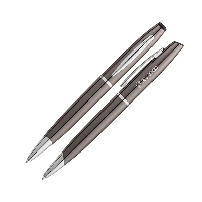 Caneta Crown Quebec Esferográfica Personalizada Com Logotipo