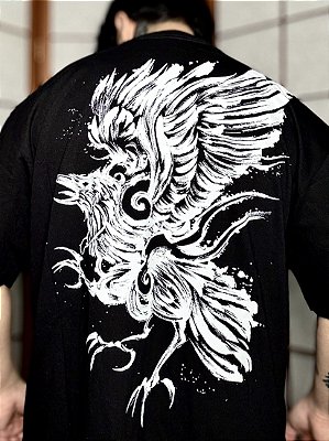 Camiseta Yatagarasu Preta PRÉ-VENDA