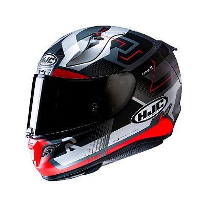 Capacete Hjc Rpha 11 Nectus Cinza C/ Vermelho 61