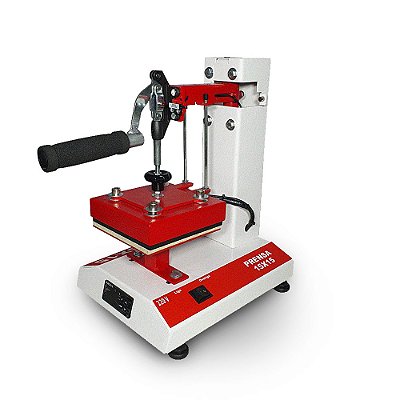 Prensa transfer térmica plana 15x15 cm para sublimação e DTF