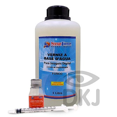 Verniz fosco 1L para impressão digital uso interno / externo 3 anos de durabilidade