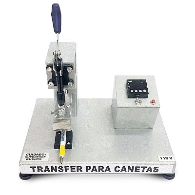 Prensa térmica transfer para personalizar canetas plástica
