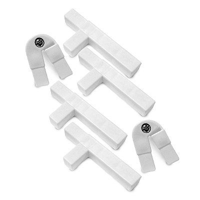 Kit cavalete conexões em plástico para montagem estrutural de placas tipo cavalete promocional