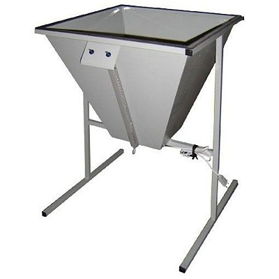 Mesa de luz modelo funil para gravação de matriz serigráfica