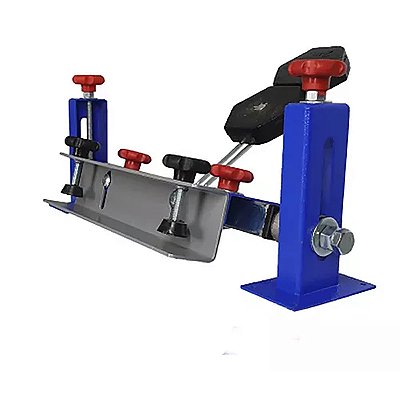Garra Importe para serigrafia, eixo com rolamento e regulagem X Y