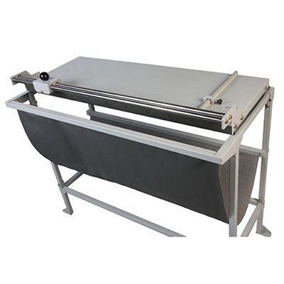 Refiladora duplo eixo 106 cm com mesa para papel, lona e vinil adesivo