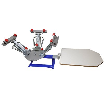 Printer 3 - Impressora rotativa com um berço em MDF e três garras sem gabinete