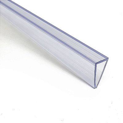 Perfil plástico peg doc 18 mm em PVC cristal