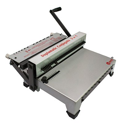 Duplamatic Conjugada 3x1 encadernadora manual wire-o até 110 folhas