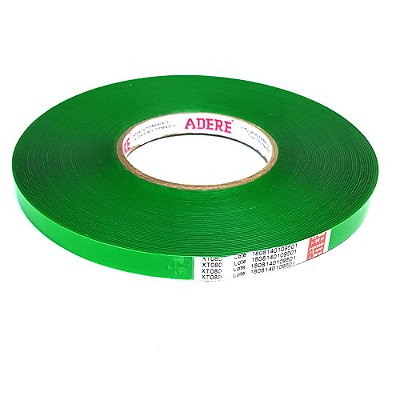 Adermax XT - Fita dupla face de massa acrílica transparente 9mm x 20 mt com 0,8 mm