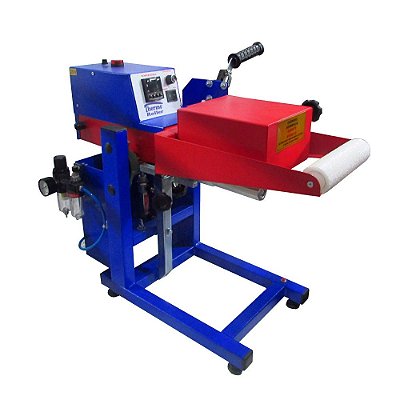 Thermo roller prensa térmica de giro pneumática 110v para transfer laser