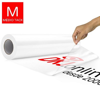 Máscara de transferência transparente 50 cm médio tack para vinil adesivo
